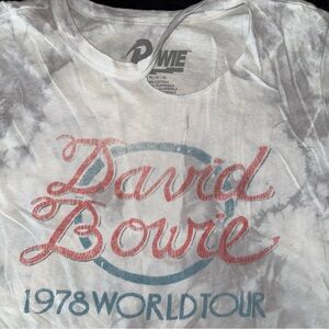 American Eagle Outfitters David Bowie Graphic Crop Top